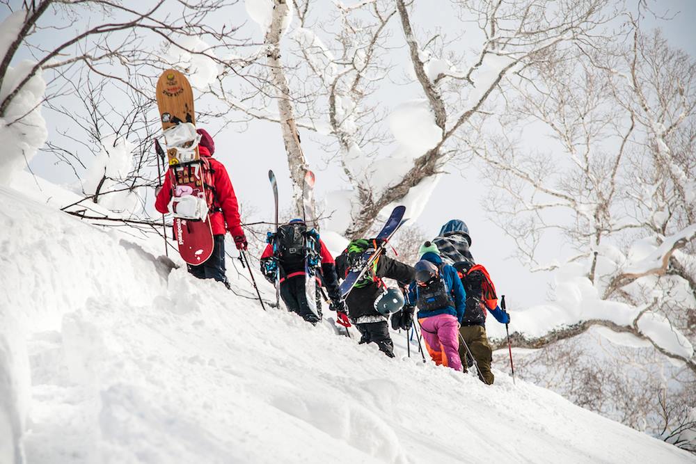 Backcountry ski touring in Japan